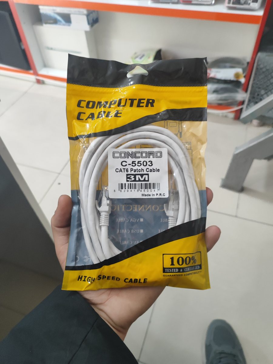 3 metre Cat6 Ethernet Kablosu