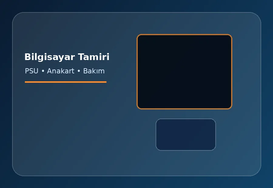 Masaüstü bilgisayar ve donanım arızalarında profesyonel destek.